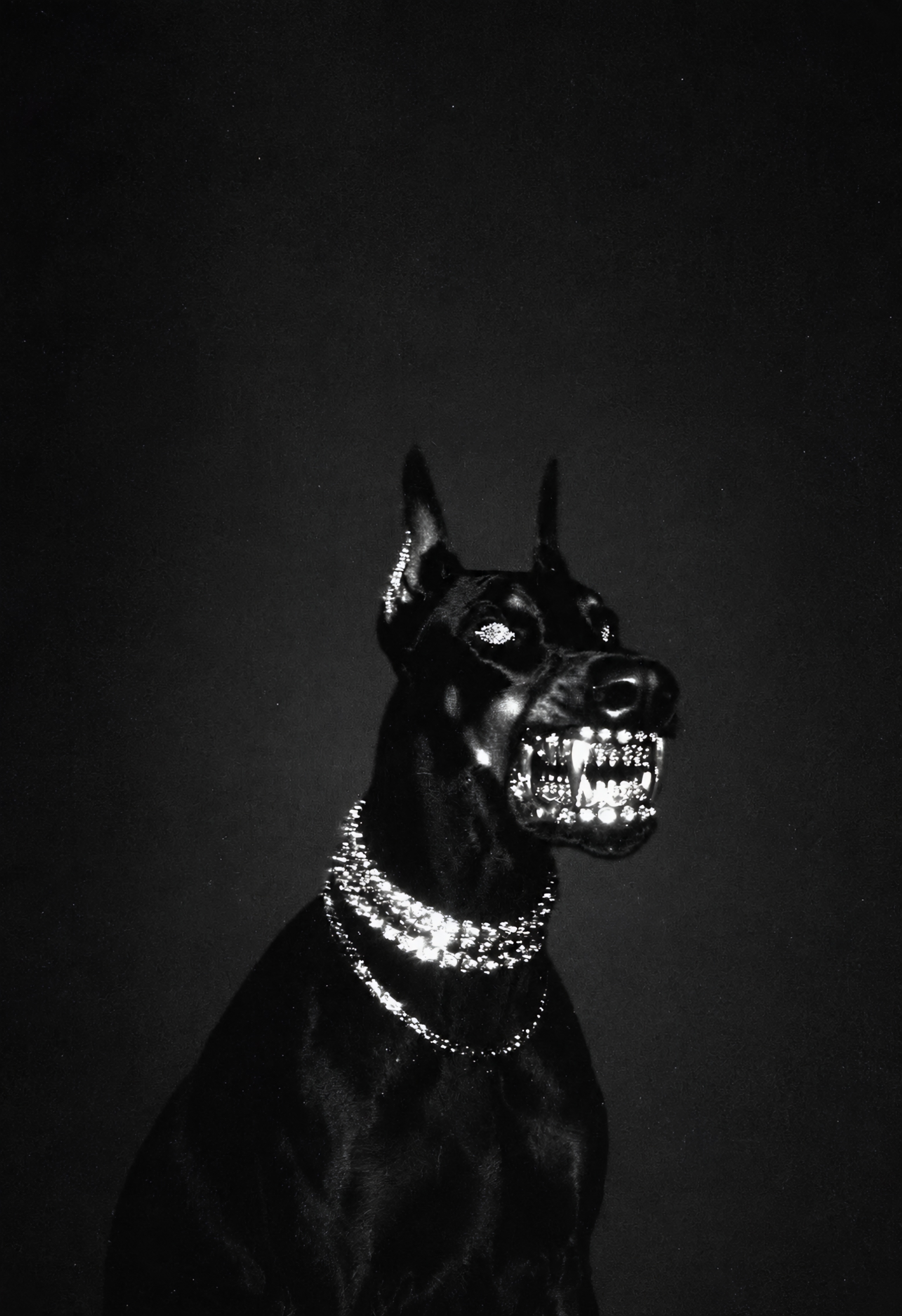 Iced Out Doberman Hound Dawg